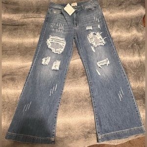 Wide Leg Trouser Jeans